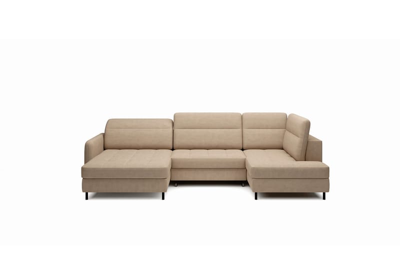 Berrto Soffa med Divan och Schäslong 5-sits - Beige - Möbler - Vardagsrum - Soffor - U-soffor