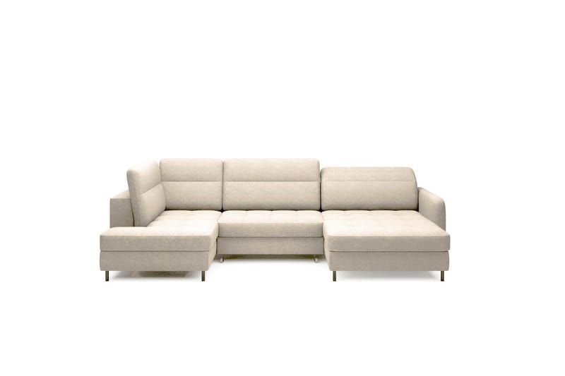 Berrto Soffa med Divan och Schäslong 5-sits - Beige - Möbler - Vardagsrum - Soffor - U-soffor