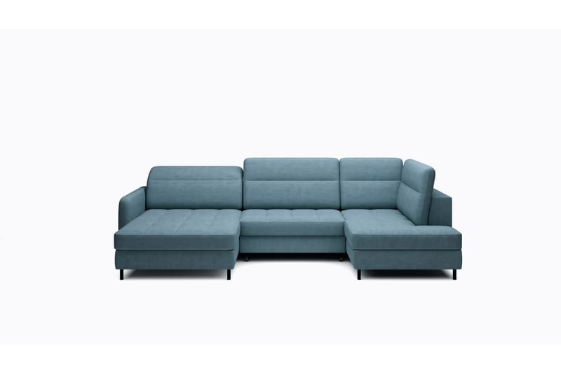 Berrto Soffa med Divan och Schäslong 5-sits - Blå - Möbler - Vardagsrum - Soffor - U-soffor