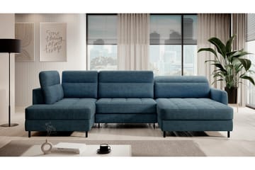 Berrto Soffa med Divan och Schäslong 5-sits - Blå - Möbler - Vardagsrum - Soffor - U-soffor