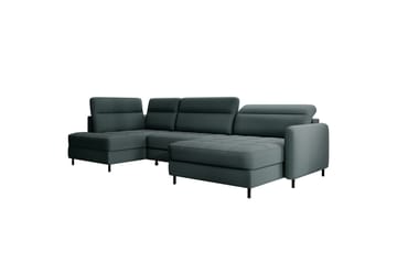 Berrto Soffa med Divan och Schäslong 5-sits - Grön - Möbler - Vardagsrum - Soffor - U-soffor