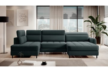 Berrto Soffa med Divan och Schäslong 5-sits - Grön - Möbler - Vardagsrum - Soffor - U-soffor