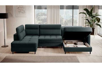 Berrto Soffa med Divan och Schäslong 5-sits - Grön - Möbler - Vardagsrum - Soffor - U-soffor