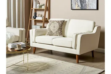 Bertha Soffa 2-sits - Vit/Ljust trä - Möbler - Vardagsrum - Soffor - 2-sits soffor