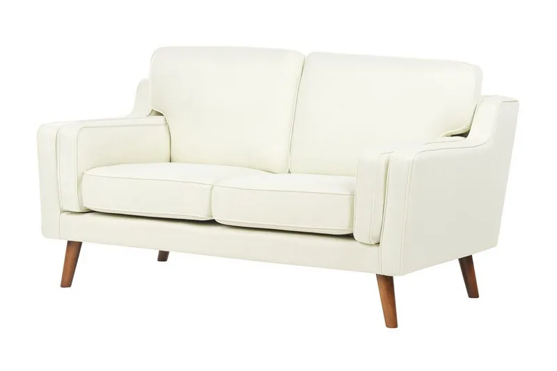 Bertha Soffa 2-sits - Vit/Ljust trä - Möbler - Vardagsrum - Soffor - 2-sits soffor
