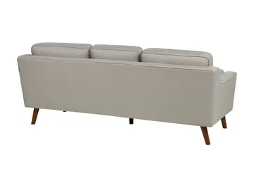 Bertha Soffa 3-sits - Beige/Mörkt trä - Möbler - Vardagsrum - Soffor - 3-sits soffor