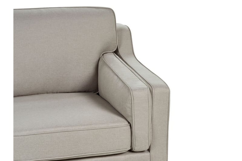Bertha Soffa 3-sits - Beige/Mörkt trä - Möbler - Vardagsrum - Soffor - 3-sits soffor