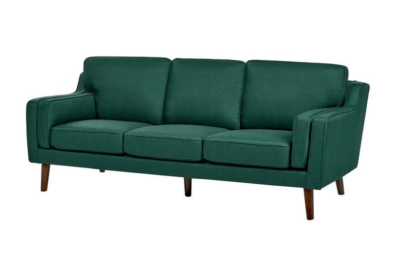 Bertha Soffa 3-sits - Grön/Ljust trä - Möbler - Vardagsrum - Soffor - 3-sits soffor