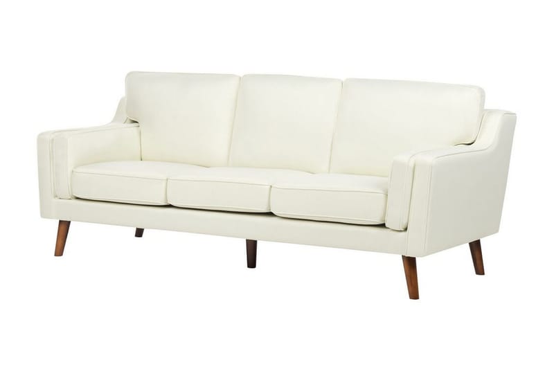 Bertha Soffa 3-sits - Vit/Ljust trä - Möbler - Vardagsrum - Soffor - 3-sits soffor