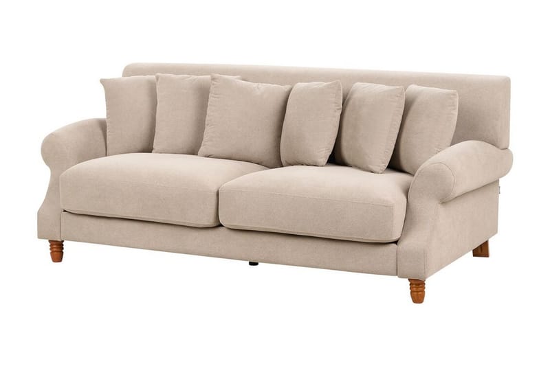 Bijan Soffa 2-sits - Beige/Mörkt trä - Möbler - Vardagsrum - Soffor - 2-sits soffor