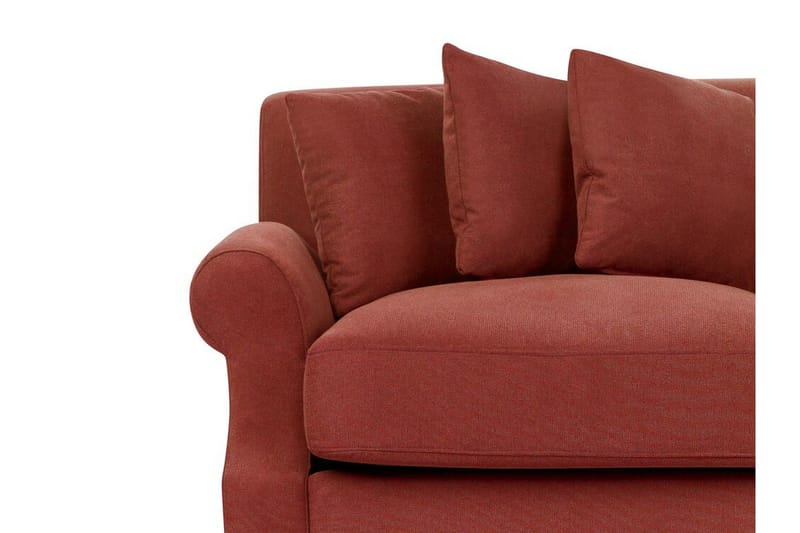 Bijan Soffa 2-sits - Röd/Mörkt trä - Möbler - Vardagsrum - Soffor - 2-sits soffor