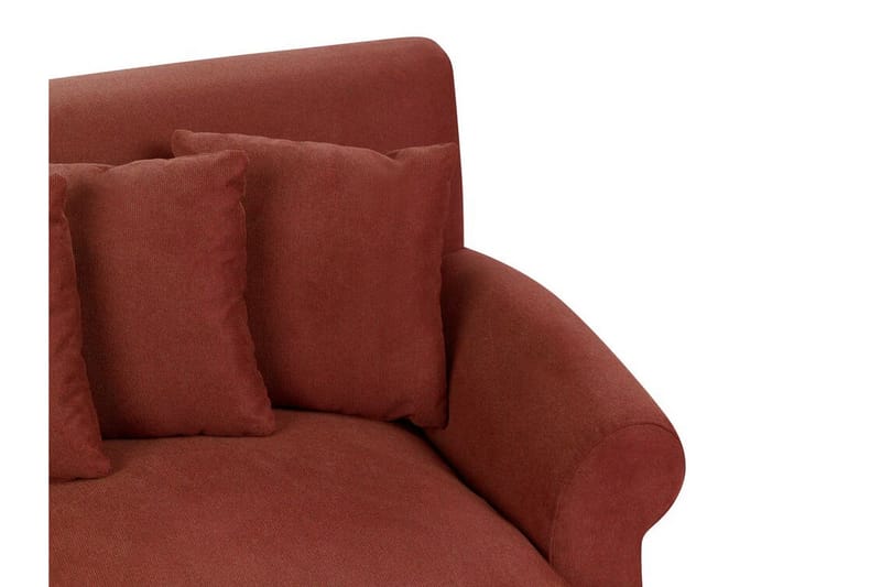 Bijan Soffa 2-sits - Röd/Mörkt trä - Möbler - Vardagsrum - Soffor - 2-sits soffor