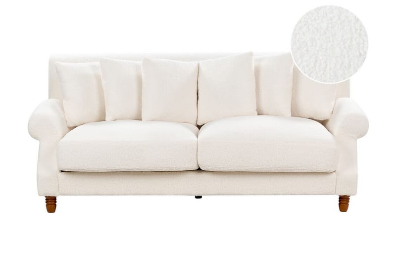 Bijan Soffa 2-sits - Vit/Mörkt trä - Möbler - Vardagsrum - Soffor - 2-sits soffor