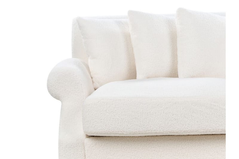Bijan Soffa 3-sits - Vit/Mörkt trä - Möbler - Vardagsrum - Soffor - 3-sits soffor