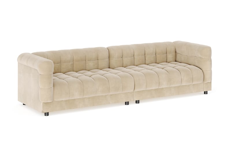 Billsta 4-sits Soffa - Beige - Möbler - Vardagsrum - Soffor - Sammetssoffor