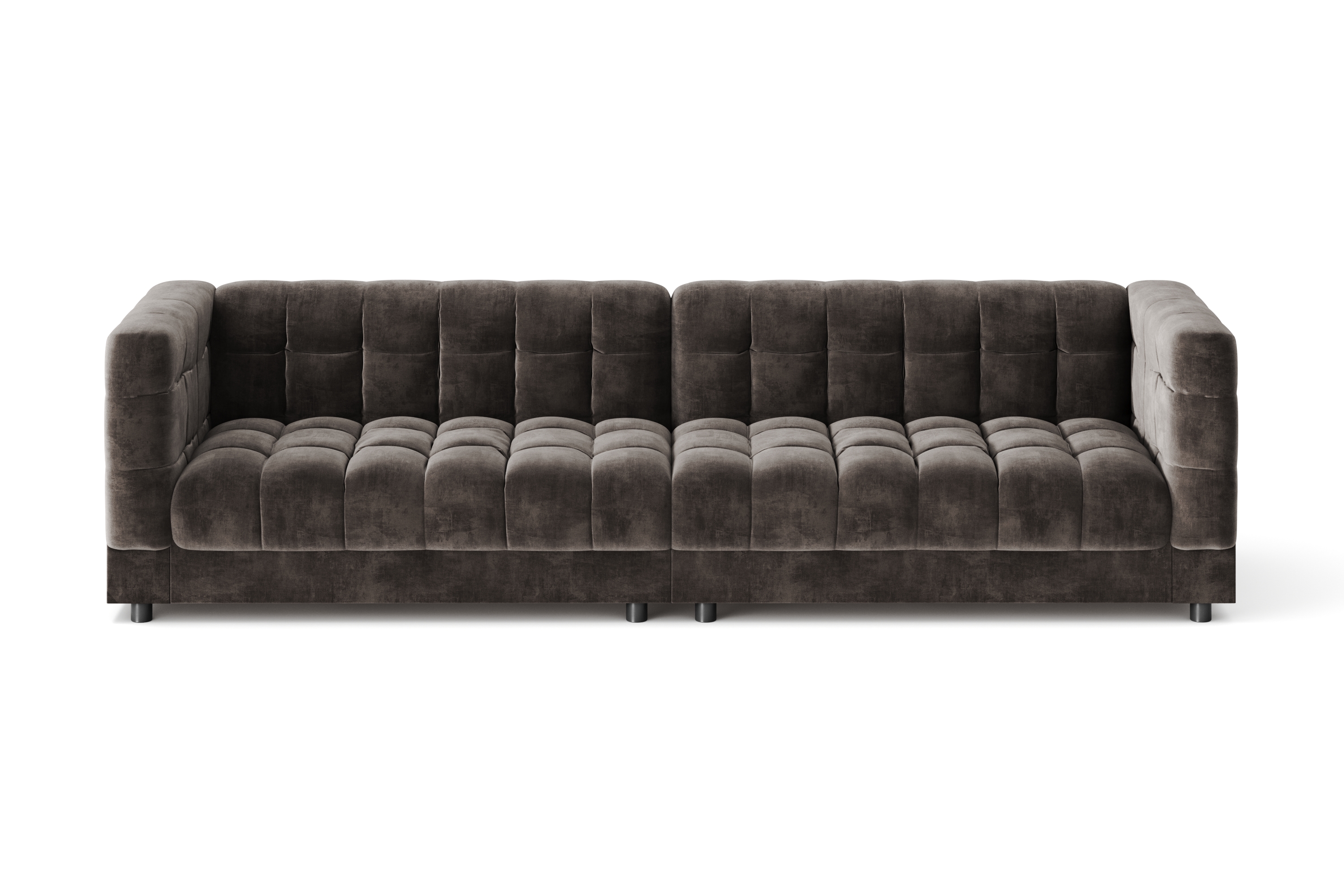 billsta 4-sits soffa - mörkgrå