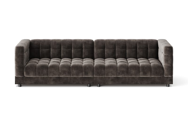 Billsta 4-sits Soffa - Mörkgrå - Möbler - Vardagsrum - Soffor - Sammetssoffor