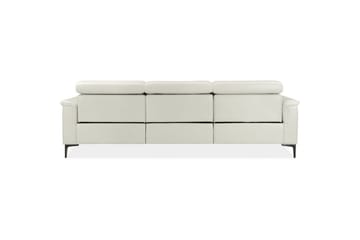 Hörnsoffa 3-sits Lund Kräm, PU, Höger elektrisk vilstol - Kräm, PU, Höger elektrisk vilstol - Möbler - Vardagsrum - Soffor - Reclinersoffor & Biosoffor