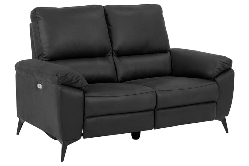 LARUDAN 2-sits Hörnreclinersoffa Elektrisk Grå/Svart - Möbler - Vardagsrum - Soffor - Reclinersoffor & Biosoffor