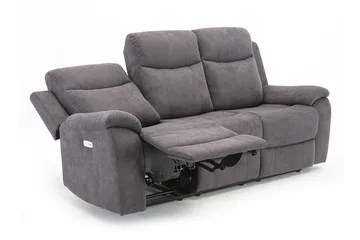 Milo Soffa 3-sits - Grå - Möbler - Vardagsrum - Soffor - Reclinersoffor & Biosoffor