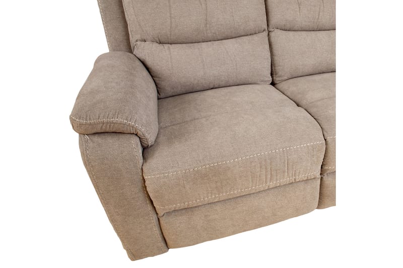 Mimi Reclinersoffa 2-sits 153x93x102 cm Ljusgrå Bok - Reclinersoffor & Biosoffor