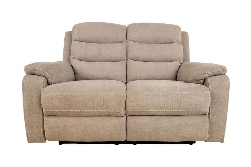 Mimi Reclinersoffa 2-sits 153x93x102 cm Ljusgrå Bok - Reclinersoffor & Biosoffor