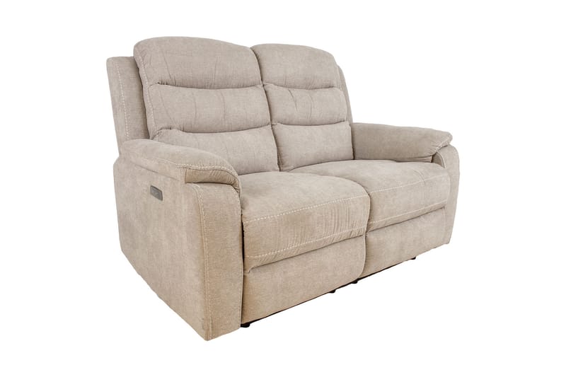 Mimi Reclinersoffa 2-sits 153x93x102 cm Ljusgrå Bok - Reclinersoffor & Biosoffor