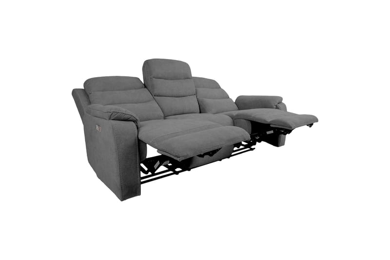 Mimi Reclinersoffa 3-sits Grå - Möbler - Vardagsrum - Soffor - Reclinersoffor & Biosoffor
