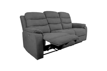 Mimi Reclinersoffa 3-sits Grå - M öbler - Vardagsrum - Soffor - Reclinersoffor & Biosoffor