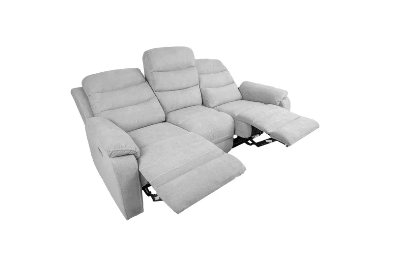 Mimi Reclinersoffa 3-sits Ljusgrå - Möbler - Vardagsrum - Soffor - Reclinersoffor & Biosoffor