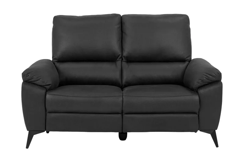 Ranas 2-sits Hörnreclinersoffa Elektrisk, Grå/Svart