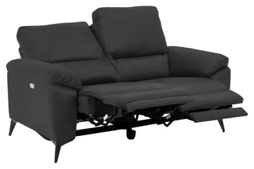 Ranas 2-sits Hörnreclinersoffa Elektrisk - Grå/Svart - Möbler - Vardagsrum - Soffor - Reclinersoffor & Biosoffor