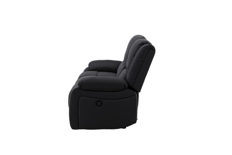 Reclinersoffa med hörn Comfort Living Singapore Reclinersoffa 3 sits Konstläder Black - Möbler - Vardagsrum - Soffor - Reclinersoffor & Biosoffor