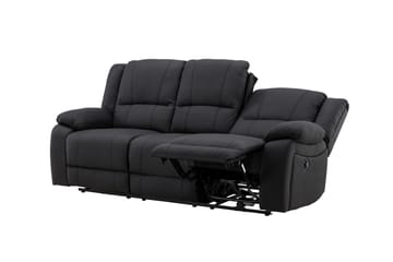 Reclinersoffa med hörn Comfort Living Singapore Reclinersoffa 3 sits Konstläder Black - Möbler - Vardagsrum - Soffor - Reclinersoffor & Biosoffor