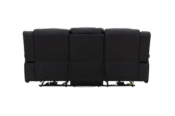 Reclinersoffa med hörn Comfort Living Singapore Reclinersoffa 3 sits Konstläder Black - Möbler - Vardagsrum - Soffor - Reclinersoffor & Biosoffor