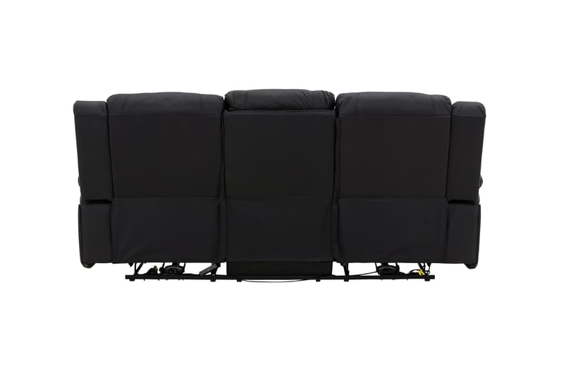 Reclinersoffa med hörn Comfort Living Singapore Reclinersoffa 3 sits Konstläder Black - Möbler - Vardagsrum - Soffor - Reclinersoffor & Biosoffor