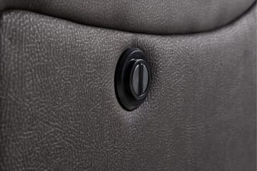 Reclinersoffa med hörn Comfort Living Singapore Reclinersoffa 3 sits Konstläder Black - Möbler - Vardagsrum - Soffor - Reclinersoffor & Biosoffor