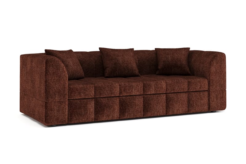 Bjorsund 3-sits Soffa - Brun - Möbler - Vardagsrum - Soffor - 3-sits soffor
