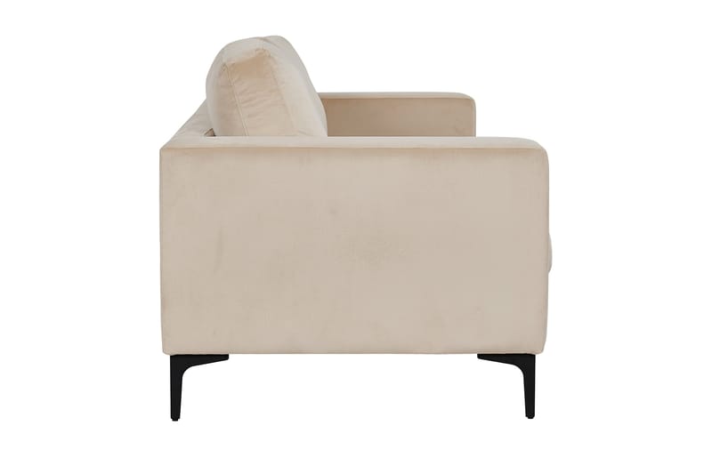 Bolero Sammetssoffa 3-sits - Beige - Möbler - Vardagsrum - Soffor - Sammetssoffor