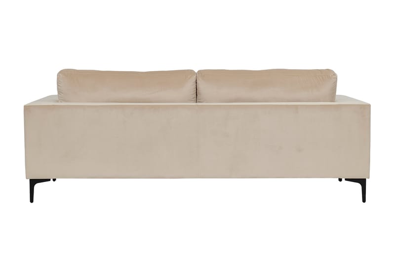 Bolero Sammetssoffa 3-sits - Beige - Möbler - Vardagsrum - Soffor - Sammetssoffor