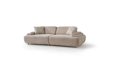 Bonavista 3-sits Soffa Bouclet - Beige - Möbler - Vardagsrum - Soffor - 3-sits soffor