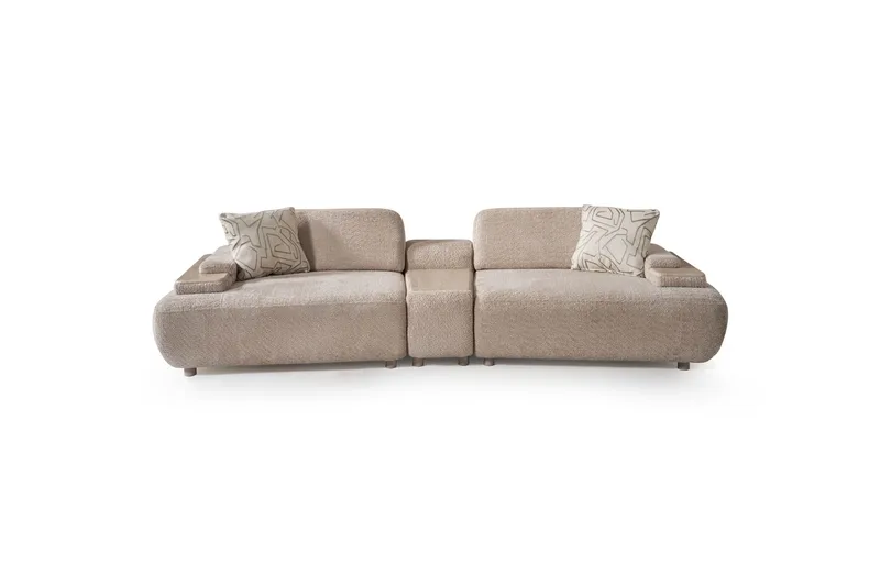 Bonavista 4-sits Soffa Bouclet, Beige