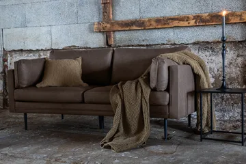 Boom 2-sits Soffa - Brun - Möbler - Vardagsrum - Soffor - Skinnsoffor