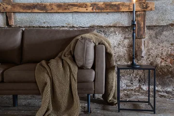 Boom 2-sits Soffa - Brun - Möbler - Vardagsrum - Soffor - Skinnsoffor