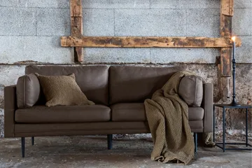 Boom 2-sits Soffa - Brun - Möbler - Vardagsrum - Soffor - Skinnsoffor