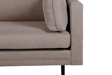 Boom 3-sits Soffa i Tyg - Brun - Möbler - Vardagsrum - Soffor - 3-sits soffor