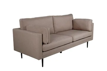 Boom 3-sits Soffa i Tyg - Brun - Möbler - Vardagsrum - Soffor - 3-sits soffor