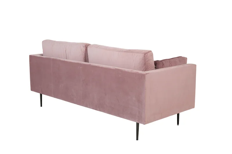 Boom 3-sits Soffa - Rosa - Möbler - Vardagsrum - Soffor - Sammetssoffor