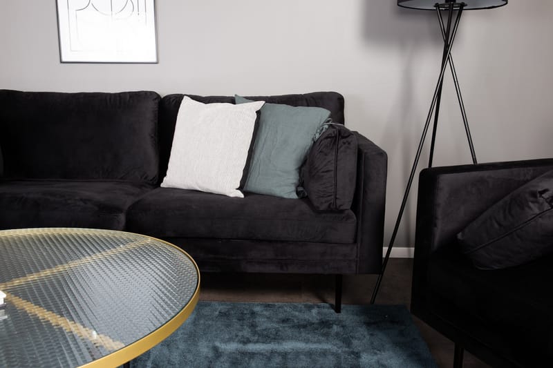 Boom 3-sits Soffa - Svart - Möbler - Vardagsrum - Soffor - Sammetssoffor