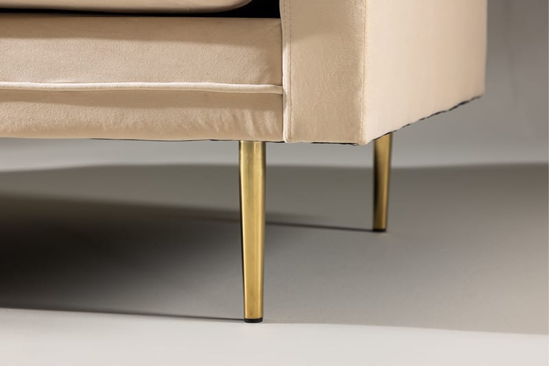 Boom Sammetssoffa 3-sits - Beige - Möbler - Vardagsrum - Soffor - Sammetssoffor